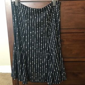 White House black market small A line skirt